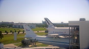 Weather camera view of Space Center Houston.