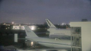 Weather camera view of Space Center Houston.