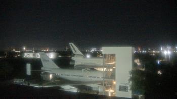 Weather camera view of Space Center Houston.