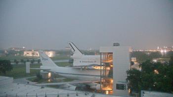 Weather camera view of Space Center Houston.