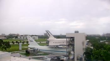 Weather camera view of Space Center Houston.