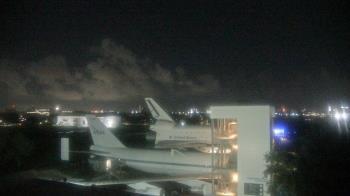 Weather camera view of Space Center Houston.