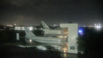 Weather camera view of Space Center Houston.