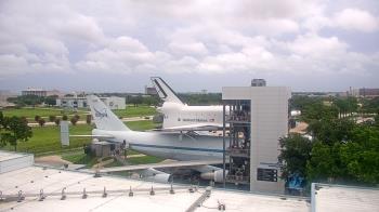 Weather camera view of Space Center Houston.