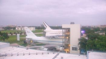 Weather camera view of Space Center Houston.