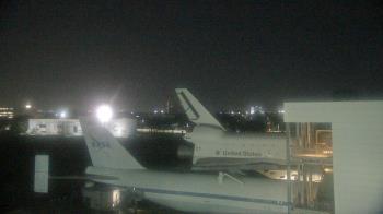 Weather camera view of Space Center Houston.