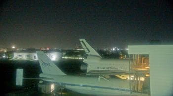 Weather camera view of Space Center Houston.