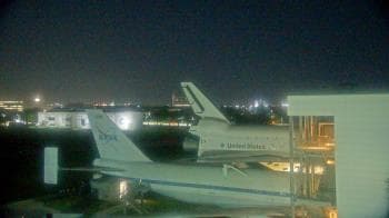 Weather camera view of Space Center Houston.