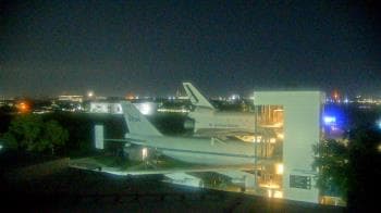 Weather camera view of Space Center Houston.