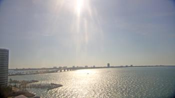 Weather camera view of Van Wezel Performing Arts Hall.