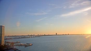 Weather camera view of Van Wezel Performing Arts Hall.