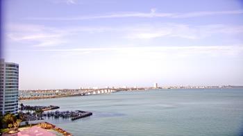 Weather camera view of Van Wezel Performing Arts Hall.