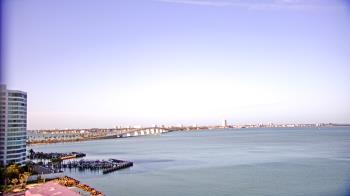 Weather camera view of Van Wezel Performing Arts Hall.