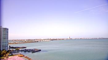 Weather camera view of Van Wezel Performing Arts Hall.