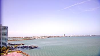 Weather camera view of Van Wezel Performing Arts Hall.