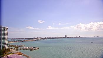 Weather camera view of Van Wezel Performing Arts Hall.