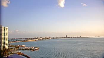 Weather camera view of Van Wezel Performing Arts Hall.