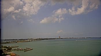 Weather camera view of Van Wezel Performing Arts Hall.
