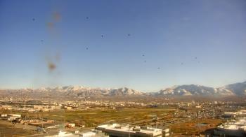 Weather camera view of Salt Lake County Unified Fire Authority.