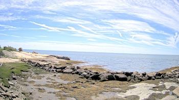 Weather camera view of Outer Island (Thimble Island Group).