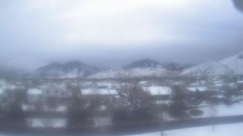 Weather camera view of Blue Peak HS.