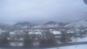 Weather camera view of Blue Peak HS.