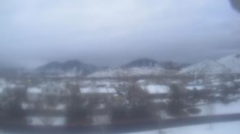 Weather camera view of Blue Peak HS.