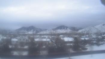 Weather camera view of Blue Peak HS.
