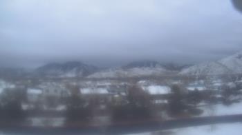 Weather camera view of Blue Peak HS.