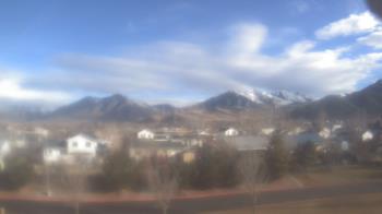 Weather camera view of Blue Peak HS.