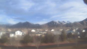 Weather camera view of Blue Peak HS.
