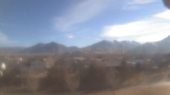 Weather camera view of Blue Peak HS.