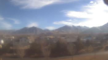 Weather camera view of Blue Peak HS.