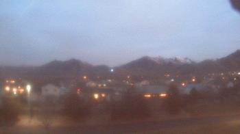 Weather camera view of Blue Peak HS.