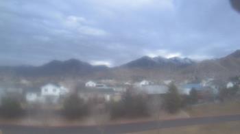 Weather camera view of Blue Peak HS.