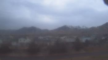 Weather camera view of Blue Peak HS.