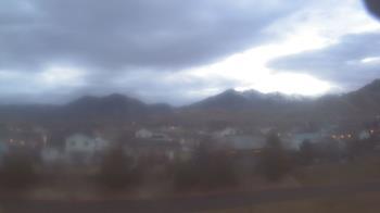 Weather camera view of Blue Peak HS.