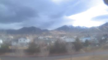 Weather camera view of Blue Peak HS.