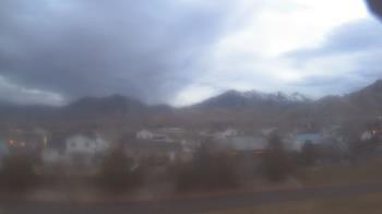 Weather camera view of Blue Peak HS.