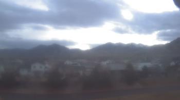 Weather camera view of Blue Peak HS.