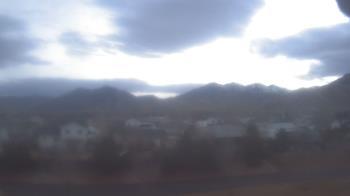 Weather camera view of Blue Peak HS.