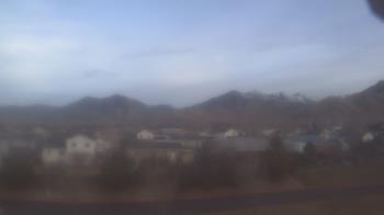 Weather camera view of Blue Peak HS.