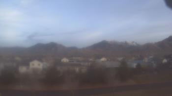 Weather camera view of Blue Peak HS.