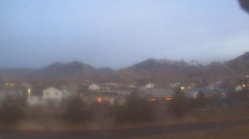 Weather camera view of Blue Peak HS.
