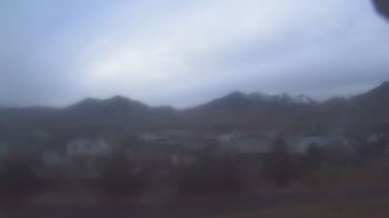 Weather camera view of Blue Peak HS.