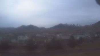 Weather camera view of Blue Peak HS.