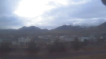 Weather camera view of Blue Peak HS.