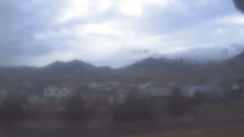 Weather camera view of Blue Peak HS.