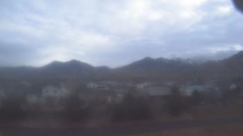 Weather camera view of Blue Peak HS.