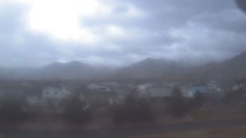 Weather camera view of Blue Peak HS.